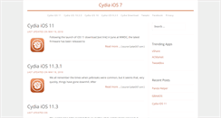 Desktop Screenshot of cydiaios7.com